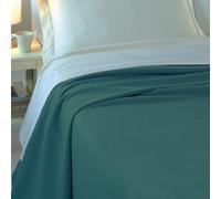 Coperta in Lana Lambswool Merino Matrimoniale Maxi 450gr Cober Super 450 Verde Scuro