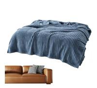 Coperta in lana, morbida e spessa, morbida, coperta in peluche, dimensioni 200 x 230 cm, per divano, cucina, camera da, auto, e donne e bambini