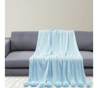 Coperta in maglia DOPPA DI REGOLA DELLA CASA Coperta accogliente per la