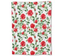 Coperta in Peluche Beautiful Flower Coperta di Flanella Durevole Blanket Confortevole Copriletto per Camera da Letto Quattro Stagioni Divano L