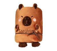 Coperta in peluche Capybara - Coperta Capybara con cappuccio indossabile oversize | Coperta Capibala Capibala, coperta da viaggio con cappuccio calda e accogliente, Capybara, coperta portatile per uom