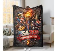 Coperta in peluche rossa con aquila, leggera e compatta, per divano, letto, sedia, ufficio, 101 x 152 cm