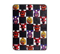 Coperta In Pile A Scacchi Di Five Nights At Freddy's | 45 X 60 Pollici