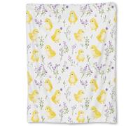 Coperta in Pile Adorable Chick Coperta Flanella Multifunzionale Morbida Copridivano, per Picnic, Campeggio, Bedroom, 150x200cm