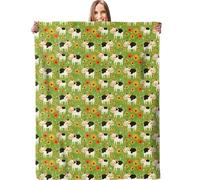 Coperta in Pile Adorable Cow Coperta per Divano E Letto Comodo Morbida Copriletto, per Divano, Travel, Living Rooms, 150x200cm