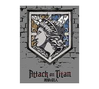 COPERTA Plaid ATTACK ON TITAN Attacco dei Giganti LOGO 170x130 cm ORIGINALE
