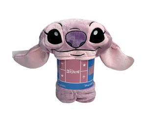 Coperta in pile con cappuccio 3D - LILO & STITCH - Angelo - 120 x 150 cm