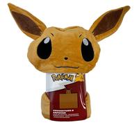 Coperta in pile con cappuccio 3D - POKEMON - Eevee - 120 x 150 cm
