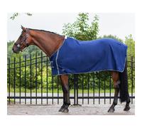 Coperta in pile con cinghie Q-essentials Basic Bleu 175 cm