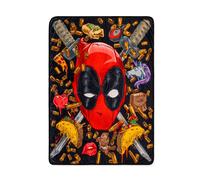 Coperta In Pile Con Icone Di Deadpool Marvel | 45 X 60 Pollici
