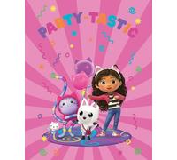 Gabby DOLLHOUSE Party-Tastic COPERTA PLAID 150 x 120 cm ORIGINALE GAB-7845FB