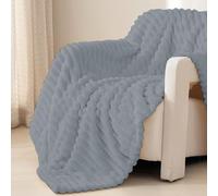 Coperta in pile morbida, soffice, calda e accogliente per divano e letto, | Morbida, soffice e calda coperta in pile perfetta per divano e letto. Comoda di piccole dimensioni, ideale per donne, mamme e