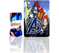 Coperta In Pile Multicolore Marvel Avengers 100Cm (39") X 150Cm (59")
