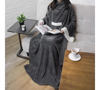 Coperta in pile PAVILIA con maniche per donne, uomini e adulti, indossabile, calda e morbida, in peluche, comoda da tenere in braccio, ideale per