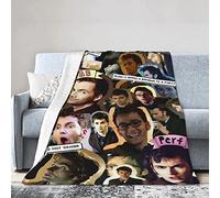 Coperta in pile per divano, campeggio, super morbida, leggera, accogliente e di lusso, in flanella di lusso, David Peter Tennant, soffice coperta per divano, 125 cm x 100 cm