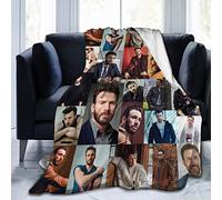 Coperta in pile per divano o letto, Chris Kiwi Evans, morbida coperta in flanella di lusso, super comoda e confortevole per tutte le stagioni, 203,2 x 152,4 cm