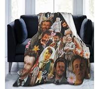 Coperta in pile per divano o letto, Michael Tony Sheen, morbida coperta in flanella di lusso, super comoda e confortevole per tutte le stagioni, 152,4 x 127 cm