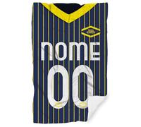 Coperta In Pile Personalizzata Tifoso Calcio Serie a Tifoso 2024/2025 Milanista Interista Romanista Napoletano Misura 130x180 In pile Sublimabile Lave anche in Lavatrice (Tifoso Verona)
