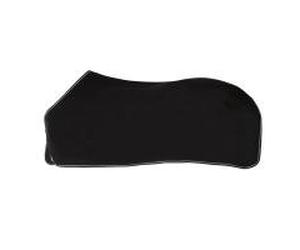 Coperta in pile polare, 135 cm, colore: nero