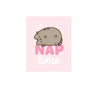 Coperta In Pile Pusheen Cat 130x160cm Rosa Ufficiale Per Il Riposo Dei Bambini