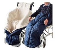 Coperta in pile regolabile per sedia a rotelle - Coprigambe caldo e impermeabile per anziani e adulti disabili, cerniera facile e vestibilità elastica per sedie a rotelle manuali/elettriche