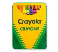 Coperta In Pile Retro Con Scatola Di Pastelli Crayola | 45 X 60 Pollici