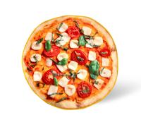 Coperta In Pile Rotonda Pizza Margarita | 60 Pollici