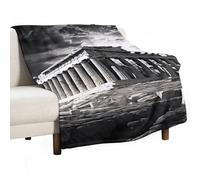 Coperta in Pile Ruins of A Temple Parthenon Acropolis Athens Greece Coperta per Letto Morbida Multifunzionale Copriletto, per Seggiolino Auto, Office, Campeggio, 150x200cm