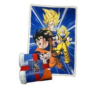 Coperta in Pile Sherpa Dragon Ball Z Goku Transformation - 672DRA003