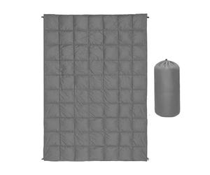 Coperta in piuma da campeggio - Dimensioni compatte in fibra di piumone | Coperte Power Downs compatte | Coperta da campeggio per calore, viaggi all'aperto, escursionismo, viaggi, picnic e uso