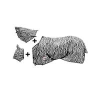 Coperta in rete antimosche Zebra completa di maschera e copricollo staccabili Am