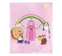 Coperta in seta effetto seta Adventure Time Candy People Unite Aggretsuko Comics 50"""" x 60"""" (D0102HAR6IG.)