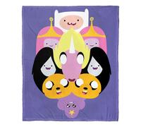 Coperta in seta effetto seta Adventure Time Crazy Split Aggretsuko Comics 50"""" x 60"""" (D0102HAR6IY.)