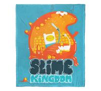 Coperta in seta effetto seta Adventure Time Slime Kingdom Aggretsuko Comics 50"""" x 60"""" (D0102HAR6G7.)