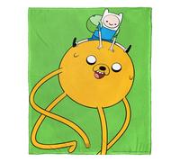 Coperta in seta effetto seta Adventure Time Taking A Ride Aggretsuko Comics 50"""" x 60"""" (D0102HAR6GY).