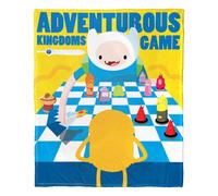 Coperta in seta effetto seta di Adventure Time Adventurous Kingdoms Aggretsuko Comics, 127 x 152 cm (D0102HAR69W).