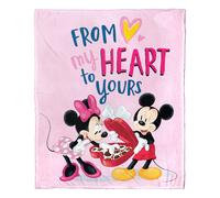 Coperta in seta Mickey Mouse My Heart to Yours Aggretsuko Comics, 127 x 152 cm (D0102HARYTU).