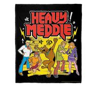 Coperta in seta Scooby Doo Heavy Meddle Aggretsuko Comics, 127 x 152 cm (D0102HARD1G.)