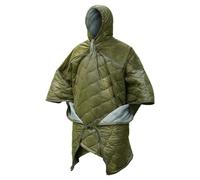 Coperta indossabile da stadio, sacco con cappuccio, attrezzatura da viaggio | Coperta indossabile con cappuccio, sacco a pelo da viaggio, perfetto per campeggio, escursionismo, attività all'aperto