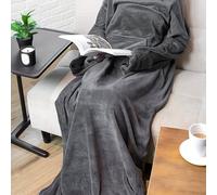 Coperta Indossabile Morbida e con Maniche per e Donne, Regalo per Guardare TV, Giocare, Rilassarsi sul o Fare un Pisolino, !, TAGLIA FORTE