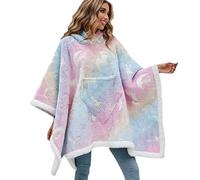 Coperta Indossabile per Donne | Felpa Da Viaggio Fosforescente,Felpa Coperta Invernale - per Casa Ufficio Soggiorno Campeggio Viaggi Serate Cinema Sport Viaggi Aerei Serate in Spiaggia