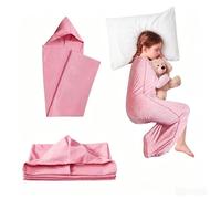 Coperta Indossabile Per Il Sonno, Coperta Rinfrescante Con Terapia Di Abbraccio, Sacco Da Sonno A Compressione, Pod Per Il Sonno In Tessuto Elastico Traspirabile(PINK,Small)
