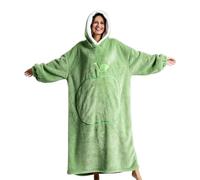 Coperta Indossabile Pullover Oversize In Pile Caldo Dotato Di Tasca | Coperta Invernale Indossabile A Cappuccio Per Campeggio, Passeggiate Col Cane, Riunioni Di Famiglia, Guardare La TV E