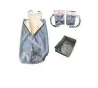 Coperta Invernale Per Sedia A Rotelle Coperta calda e confortevole for pazienti anziani, antivento, portatile, for viaggi in sedia a rotelle Winter Thicken Wheelchair Warmer Blanket(Full set 3pcs)