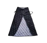 Coperta invernale per sedia a rotelle per adulti, coprigambe impermeabile e antivento con fodera in pile, vestibilità universale per sedie a rotelle elettriche e manuali e scooter per disabili(Black)