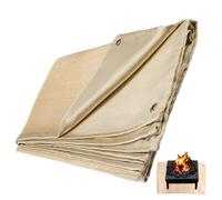 Coperta isolante ignifuga, coperta isolante per griglia,Coperta ignifuga resistente | Eccellente strumento di protezione termica per la sicurezza antincendio da utilizzare come tessuto per saldatura d