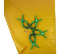 Coperta isolante in resina, dotata di tessuto isolante for la manutenzione, con 4 clip(Yellow 0.4kv,100x100cm)