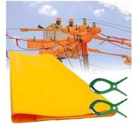 Coperta isolante in resina, tappetino protettivo portatile ad alta tensione, adatto for elettricisti che eseguono riparazioni di circuiti(10kv,800x1000mm/31.5x39.4in)
