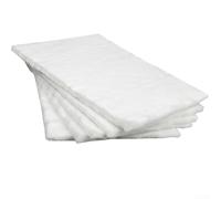 Coperta isolante per caminetti e stufe da tavolo, nucleo in fibra di cotone resistente al fuoco, 31 x 21 x 3 cm, sostituisce il riempitivo per stufa, confezione da 5 (20,3 x 30,5 cm)