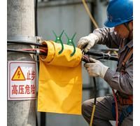 Coperta isolante per lavoratori in linea, tappetino leggero impermeabile per trasformatori e interruttori, copertura dielettrica ad alta tensione, 10KV, 80x100 cm